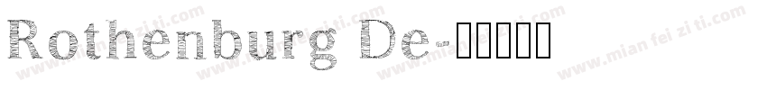 Rothenburg De字体转换